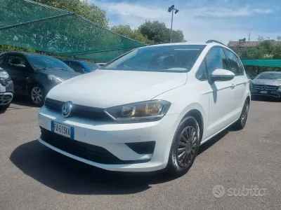Usata VW Golf Sportsvan Trendline 85 CV (62 kW) 2015 Bianco Monovolume