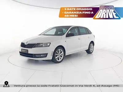 Usata Skoda Rapid Elegance 86 CV (63 kW) 2014 Bianco Utilitaria