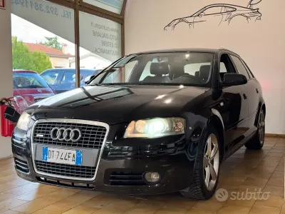 Usata Audi A3 Ambiente 170 CV (125 kW) 2008 Nero Utilitaria
