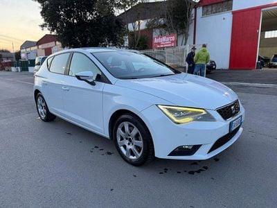 Usata Seat Leon Business 110 CV (80 kW) 2015 Bianco Berlina