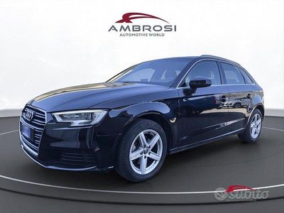 Usata Audi A3 Business 116 CV (85 kW) 2018 Nero Berlina