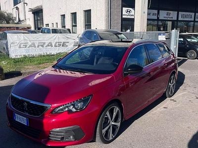 Usata Peugeot 308 SW GT-line 131 CV (96 kW) 2018 Rosso Station wagon