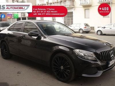 Usata Mercedes C180 116 CV (85 kW) 2017 Nero Berlina