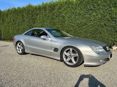 Usata Mercedes SL350 194 CV (142 kW) 2003 Argento Coupé