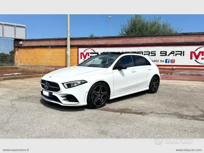 Usata Mercedes A200 AMG line 150 CV (110 kW) 2021 Bianco Berlina