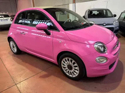 Usata Fiat 500C Lounge 69 CV (50 kW) 2019 Rosa Cabrio