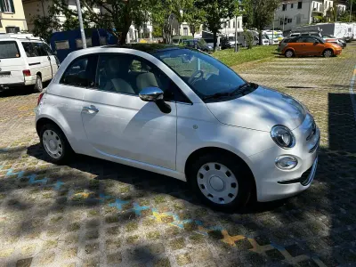 Begagnad Fiat 500 Lounge 69 HK (50 kW) 2017 Vit Halvkombi