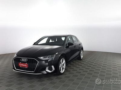 Usata Audi A3 Advanced 116 CV (85 kW) 2021 Nero midnight Berlina