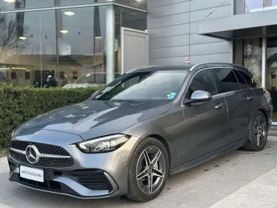 Usata Mercedes C220 AMG line 200 CV (147 kW) 2022 Grigio Station wagon