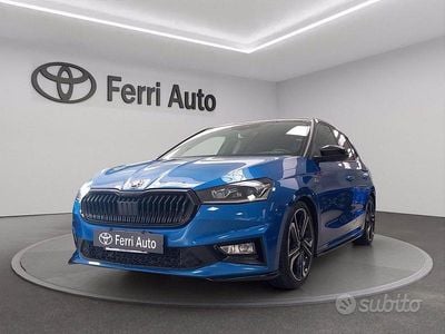 Usata Skoda Fabia Monte Carlo 150 CV (110 kW) 2025 Blu Berlina