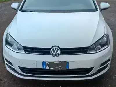 Usata VW Golf VII 110 CV (80 kW) 2016 Bianco Station wagon