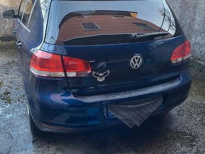 Usata VW Golf VI 122 CV (89 kW) 2010 Blu Utilitaria