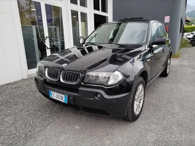 Usata BMW X3 150 CV (110 kW) 2005 Nero metallizzato SUV