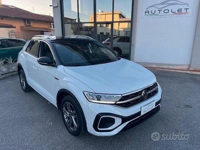 Usata VW T-Roc R-line 110 CV (80 kW) 2022 Bianco SUV