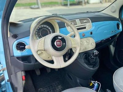 Usata Fiat 500 Lounge 69 CV (50 kW) 2012 Blu/azzurro Utilitaria