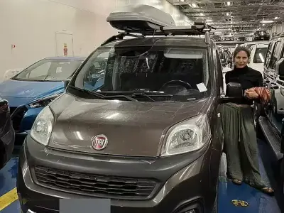 Usata Fiat Qubo Trekking 95 CV (69 kW) 2017 Marrone Monovolume