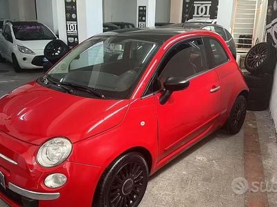 Usata Fiat 500 69 CV (50 kW) 2009 Rosso Cabrio