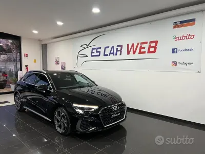Usata Audi A3 S-Line 150 CV (110 kW) 2023 Nero Berlina