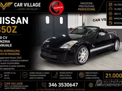 Usata Nissan 350Z 280 CV (205 kW) 2006 Nero Cabrio