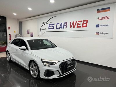 Usata Audi A3 S-Line 150 CV (110 kW) 2022 Bianco Berlina