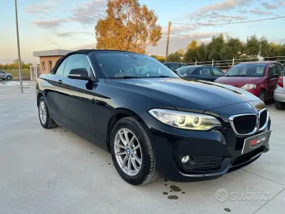 Usado BMW 218 Advantage 136 HP (100 kW) 2015 Preto Cabrios
