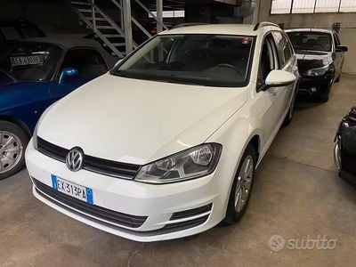 Occasion VW Golf VII Highline 105 PK (77 kW) 2014 Wit Stationwagen