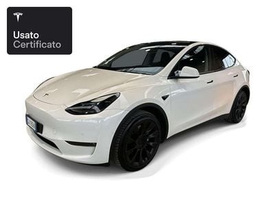Usata Tesla Model Y Long Range AWD 258 kW (351 CV) 2022 Pearl white multicoat SUV