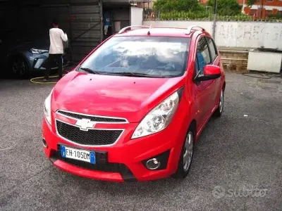 Usata Chevrolet Spark LS 68 CV (50 kW) 2011 Rosso Utilitaria
