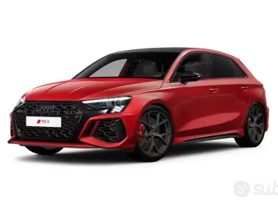 Usata Audi RS3 Ambiente 400 CV (294 kW) 2022 Rosso Berlina