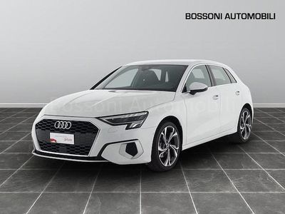 Usata Audi A3 Advanced 150 CV (110 kW) 2022 Bianco Berlina