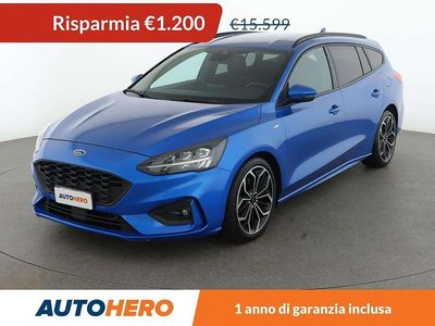 Blu/azzurro Usata 2019 Ford Focus ST-Line Station wagon | 14.399 € (Buon prezzo)