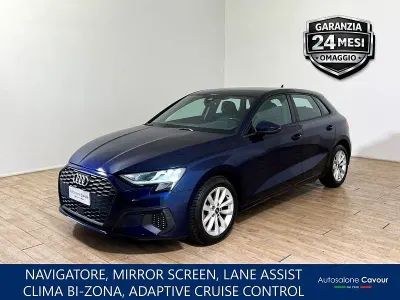Usata Audi A3 Sportback g-tron Business 131 CV (96 kW) 2024 Blu Utilitaria