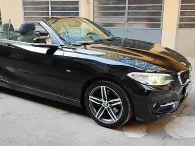 Usata BMW 220 Sport Line 190 CV (139 kW) 2015 Nero metallizzato Cabrio