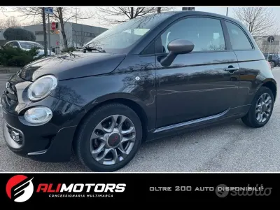 Begagnad Fiat 500 S 69 HK (50 kW) 2018 Svart Sedan