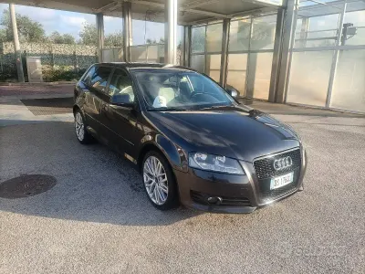 Usata Audi A3 Sport 140 CV (102 kW) 2009 Nero Utilitaria