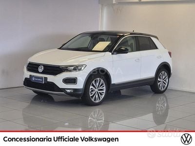 Usata VW T-Roc Advance 116 CV (85 kW) 2019 Bianco SUV