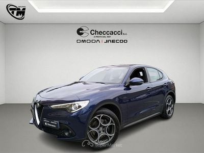 Usata Alfa Romeo Stelvio Super 210 CV (154 kW) 2018 Blu SUV