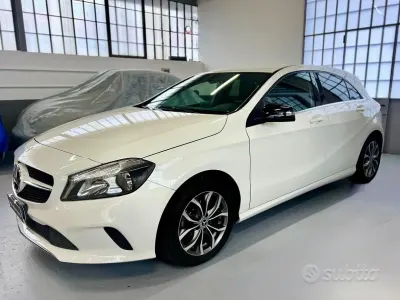 Usata Mercedes A180 109 CV (80 kW) 2017 Bianco Berlina