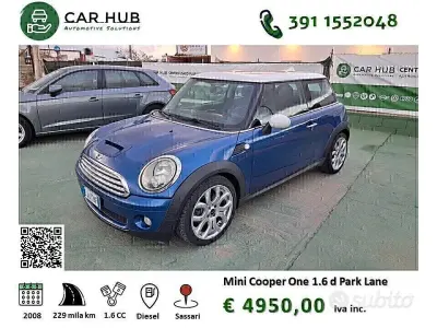 Occasion Mini Cooper D Chili 109 PK (80 kW) 2008 Blauw Hatchback