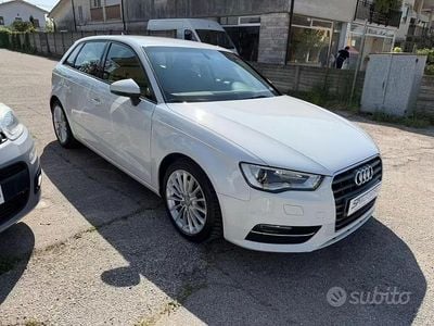 Usata Audi A3 Ambiente 110 CV (80 kW) 2015 Bianco Berlina