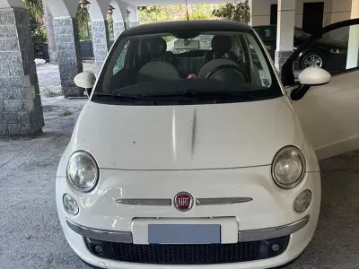 Usata Fiat 500 85 CV (62 kW) 2011 Bianco Berlina