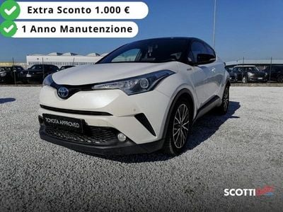 Usata Toyota C-HR Lounge 98 CV (72 kW) 2017 Bianco SUV