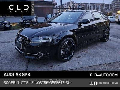 Usata Audi A3 S-Line 90 CV (66 kW) 2012 Nero Utilitaria