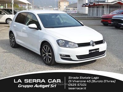 Usata VW Golf VII Highline 105 CV (77 kW) 2015 Bianco Berlina