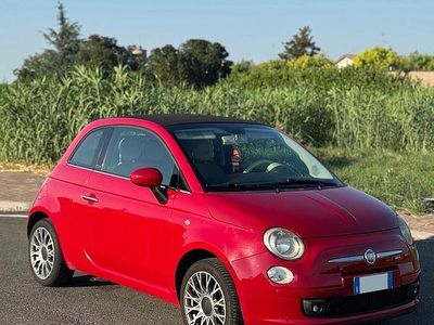 Usata Fiat 500C Rock 75 CV (55 kW) 2010 Rosso Cabrio