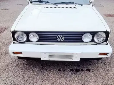 Usata VW Golf Cabriolet 110 CV (80 kW) 1988 Bianco Cabrio