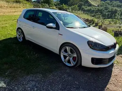 Usata VW Golf VI GTI 210 CV (154 kW) 2009 Bianco Berlina