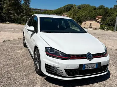 Usata VW Golf VII GTI 230 CV (169 kW) 2017 Bianco Berlina