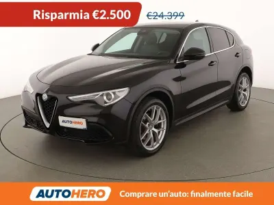 Brugt Alfa Romeo Stelvio 280 HK (205 kW) 2017 Sort SUV