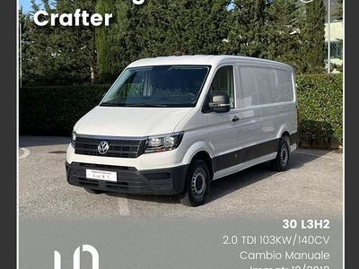 Usata VW Crafter 140 CV (102 kW) 2019 Bianco Furgone